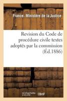 Revision du Code de procédure civile 2e fascicule (Sciences Sociales) 2011910234 Book Cover