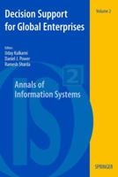 Decision Support for Global Enterprises (Annals of Information Systems) B008SMQ6F0 Book Cover