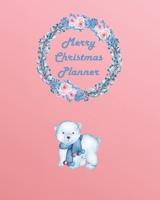 Marry Christmas Planner: Holiday Planning Journal & Organizer (blue) 1704554551 Book Cover