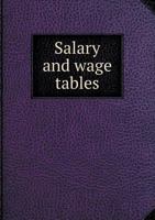 Salary and Wage Tables 129793296X Book Cover