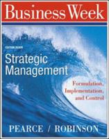 Strategic Management: Formulation, Implementation, and Control 0072980079 Book Cover