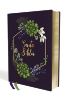 NVI Santa Biblia,  Edición Artística, Tapa Dura/Tela, Canto con Diseño, Palabras de Jesús en Rojo 0829771867 Book Cover