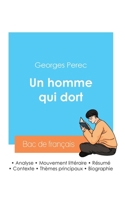 Réussir son Bac de français 2024: Analyse du roman Un homme qui dort de Georges Perec 2385096374 Book Cover