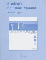 Student Solutions Manual for Elementary Statistics 0321570626 Book Cover