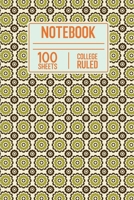 Notebook 100 Sheets College Ruled: 100 Page College Ruled Notebook For Note taking Or Doodling In Class 1089625111 Book Cover