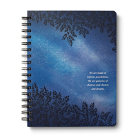 Spiral Notebook: We Are Made of Infinite Possibilities 1966077076 Book Cover