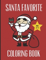 Santa Favorite Coloring book 108725700X Book Cover