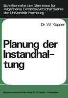 Planung Der Instandhaltung 3409341315 Book Cover