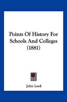 Points of History 112067851X Book Cover