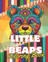 Little bears Coloring book - 58 pages 8.5 x 11": Little Bears Coloring Book B0CRVRJ59H Book Cover