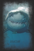 Journal: Lined Notebook With Beautiful Shark Design. Perfect Gift For Animal Lovers, Trendy Shark Journal, Perfect For School Or Work Notes 170993820X Book Cover