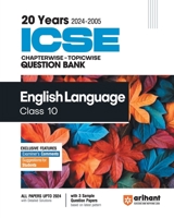 20 YRS ICSE Chapterwise Question bank English Language 10th 9359989991 Book Cover