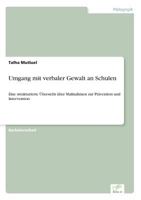 Umgang Mit Verbaler Gewalt an Schulen 3956367987 Book Cover