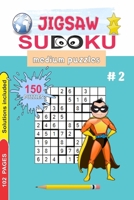 Jigsaw Sudoku - medium, vol. 2 B0CTZM75X2 Book Cover