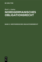 Westnordisches Obligationenrecht 3112370015 Book Cover