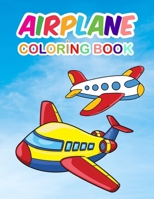 Airplane coloring book: Fun Airplane Coloring Book For Kids, Toddlers And Preschoolers Ages 4-8. B0CSNZ4RJQ Book Cover