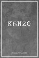 Kenzo Weekly Planner: Appointment Undated Organizer To-Do Lists Additional Notes Academic Schedule Logbook Chaos Coordinator Time Managemen Grey Loft Art Gift For Friend Son Mens Husband 1661059988 Book Cover