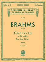Concerto No. 2 in Bb, Op. 83: Schirmer Library of Classics Volume 1465 Piano Duet 1499738935 Book Cover