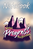Notebook: Progress not Perfection | Dotted, 6x9 | For Notes, To Do Lists, Sketches and Calligraphy | Planer 1671669843 Book Cover