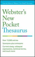 Webster's New Pocket Thesaurus 0470177802 Book Cover