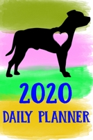 2020 Daily Planner: Staffordshire Bull Terrier 2020 Daily Planner Calendar Schedule Organizer Appointment Journal Notebook For Staffordshire Bull Terrier Dog Puppy Owners Lovers 1710120878 Book Cover