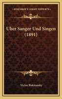 �ber S�nger und Singen 1012235181 Book Cover