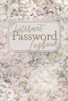 Internet Password Logbook: Record Keeper To Protect Your Private Internet Usernames And Passwords With Tabs: Pink Marble Cover Design 1080845356 Book Cover