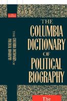 The Columbia Dictionary of Political Biography: The Economist 0231075863 Book Cover