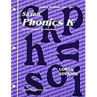 Phonics K: Home School Version (Saxon Phonics & Spelling) 0939798719 Book Cover