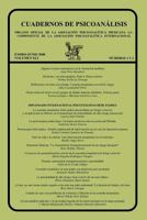 Cuadernos de Psicoanalisis, Enero-Junio 2008, Volumen XLI, Nums.1 y 2 Enero-Junio 2008 6079137046 Book Cover