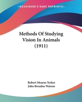 Methods Of Studying Vision In Animals 1120645603 Book Cover