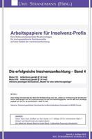 Die erfolgreiche Insolvenzanfechtung - Band 4 3748224818 Book Cover