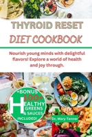 THYROID RESET DIET COOKBOOK: "Unlock vitality, conquer fatigue. Dive into my book's thyroid wisdom—your roadmap to energy, wellness, and vitality awaits. B0CQNY3S1L Book Cover