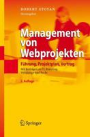 Management Von Webprojekten: F Hrung, Projektplan, Vertrag 3540711945 Book Cover
