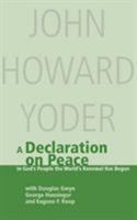 Declaration on Peace: In God's People the World's Renewal Has Begun 0836135415 Book Cover