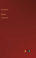 Essays: in large print 3368401793 Book Cover