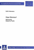 Peter Ruehmkorf: Bibliografie - Essay Zur Poetik 3820473319 Book Cover
