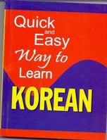 QUICK AND EASY WAY TO LEARN KOREAN [Paperback] [Jan 01, 2017] NA 8187838124 Book Cover