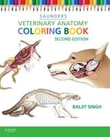 Saunders Veterinary Anatomy Coloring Book 1437714390 Book Cover