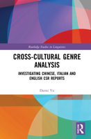 Cross-Cultural Genre Analysis: A Corpus-Based Genre Analysis 0367373327 Book Cover