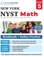 New York State Test Prep: 5th Grade Math Practice Workbook and Full-length Online Assessments: NYST Study Guide 1946795135 Book Cover
