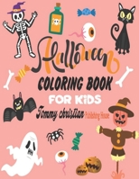 Halloween Coloring Book for Kids: A coloring book with different type design gift for every kids for applying different color to different design and B08KJ94Z63 Book Cover