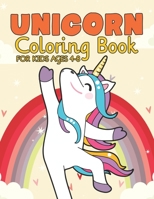 Unicorn Coloring Book: Funny Unicorns Magical Rainbow 1695535219 Book Cover