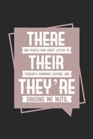 There Their They're: Dot Grid There Their They're / Journal Gift - Large ( 6 x 9 inches ) - 120 Pages Softcover 1677406135 Book Cover