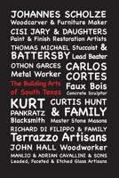 The Building Arts of South Texas: Stories of Endangered Building Arts & the Craftsmen Who Keep Them Alive 1941516068 Book Cover