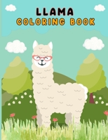 llama coloring book: Fun with Llama Llama Coloring book for kids B084DHD232 Book Cover