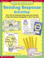 Quick & Creative Reading Response Activities (Grades 2-4) 0439098459 Book Cover