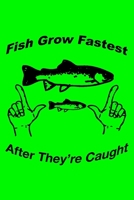 Fish Grow Fastest After They're Caught: Fisherman's Log or Record Book 1659007917 Book Cover