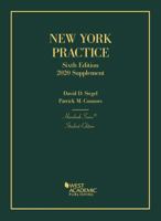 New York Practice, 6th, Student Edition, 2020 Supplement (Hornbooks) 1647087120 Book Cover