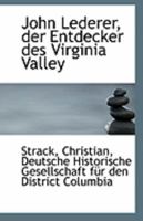 John Lederer, der Entdecker des Virginia Valley 1172141134 Book Cover